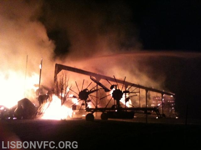 12/13/2011 Barn Fire 15000 Block Frederick Rd